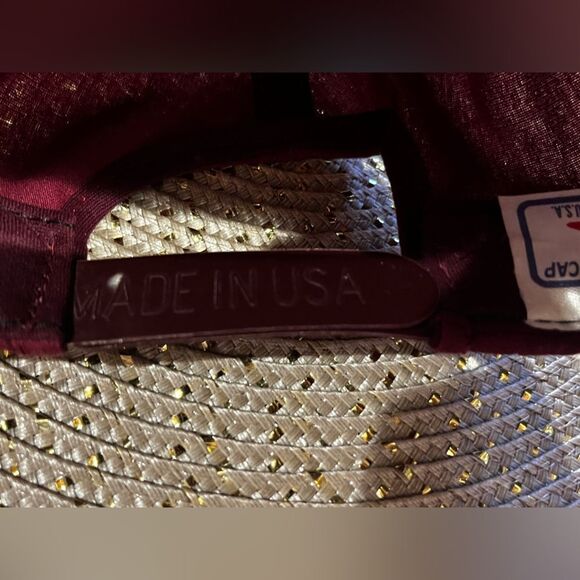 Vintage "trucker hat" snapback Buz Post Pontiac GMC Isuzu" burgundy Aztec-style - Picture 5 of 11